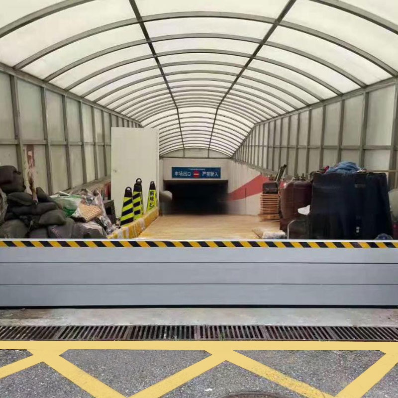 Penghalang air untuk pintu masuk dan keluar