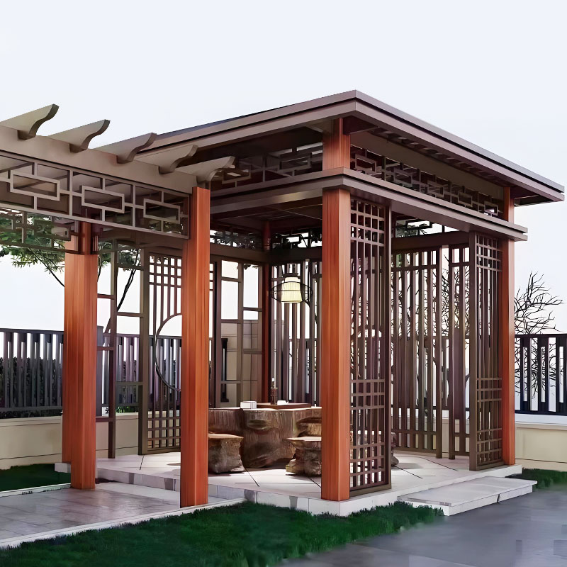 Pergola Seni Paduan Aluminium