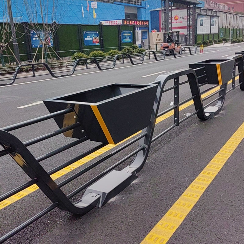 Pagar pembatas kotak bunga paduan aluminium