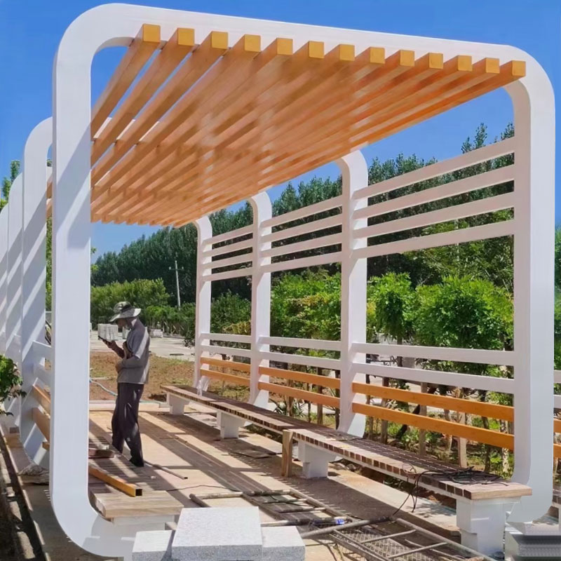 Pergola seni baja tahan karat