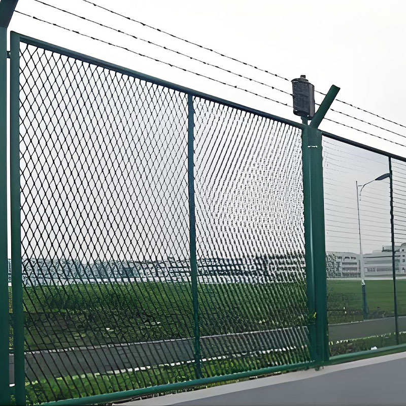 Pagar bandara penjara kawat berduri berbentuk Y-01